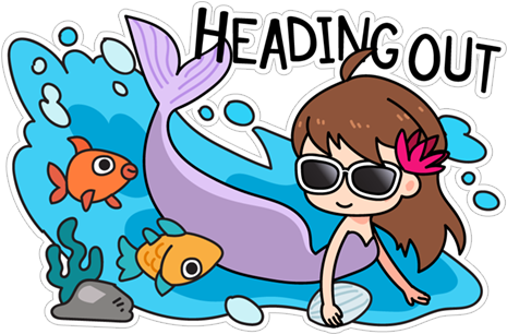 Heading Out Mermaid - Legend Of Blue Sea Cartoon (490x317), Png Download