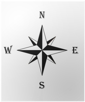 Compass Rose (400x400), Png Download