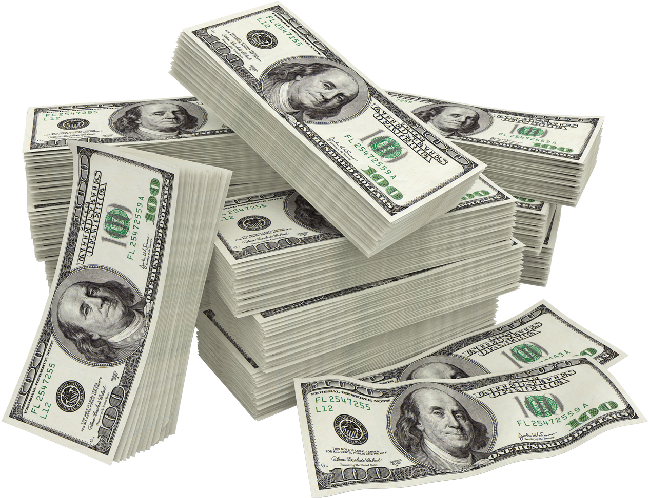 Discover How You Can Easily Rake In $10,000 Weekly - Transparent Stacks Of Money (1281x991), Png Download