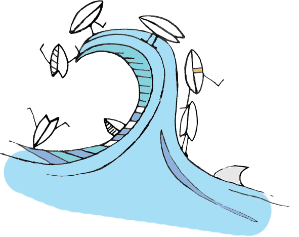 Waves - Portable Network Graphics (591x468), Png Download