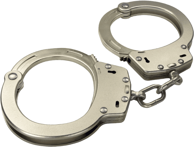 Lightweight Police Handcuffs From Aircraft Duraluminum - Hand Cuffs (680x510), Png Download