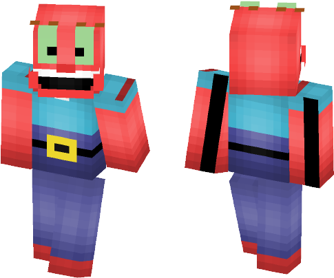 Oh Yeah Mr Krabs, Ahhhhhhhhhhh - Minecraft Homecoming Spiderman Skin (584x497), Png Download