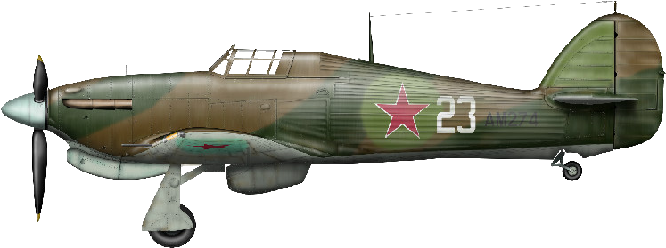 The British Hawker Hurricane Am - Hawker Hurricane Png (800x319), Png Download