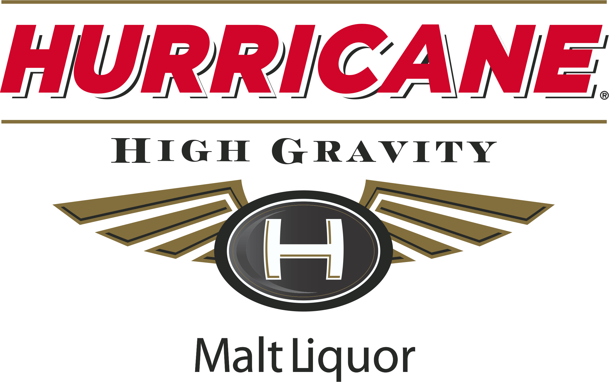 Hurricane Malt Liquor Logo (2306x1446), Png Download