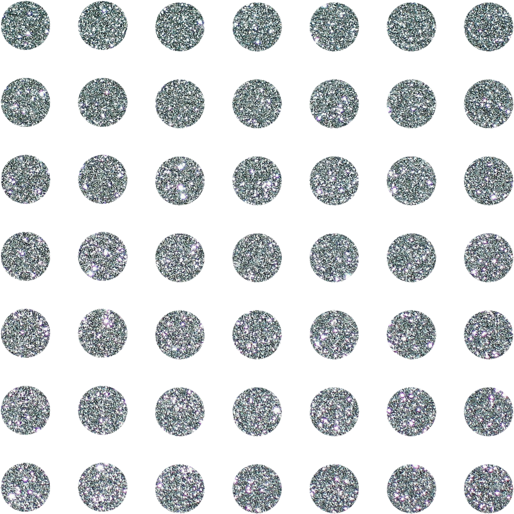 Glitter Silver Polkadots Polka Dots - Shape (1024x1024), Png Download