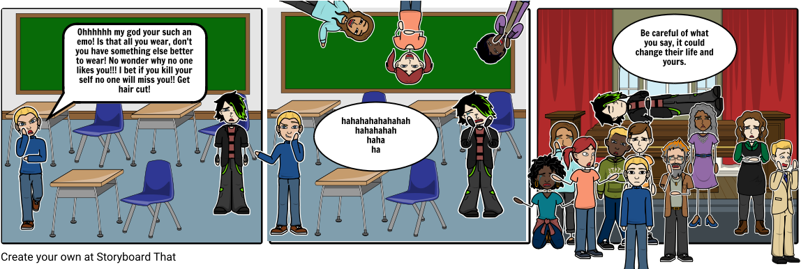 That Emo Boy - Cartoon (1164x385), Png Download