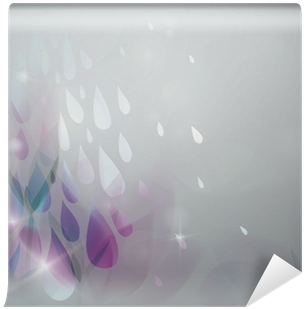 Rain In The Garden / Fairy Floral Background With Raindrops - Fractal Art (400x400), Png Download
