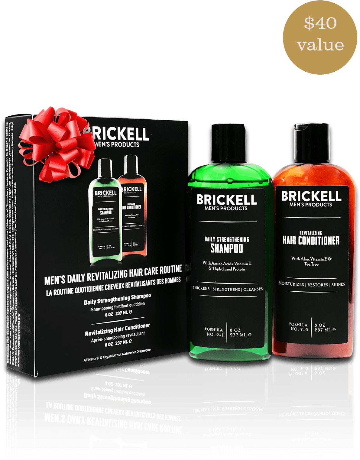 Daily Revitalizing Men's Hair Care Routine - Brickell Daily Essential Men's Face Care Routine (1365x2048), Png Download