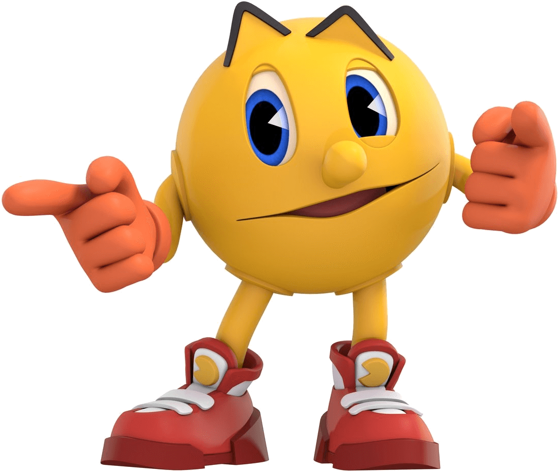 Pacman Pointing Finger Png - Pacman Ghostly Adventures (1356x967), Png Download