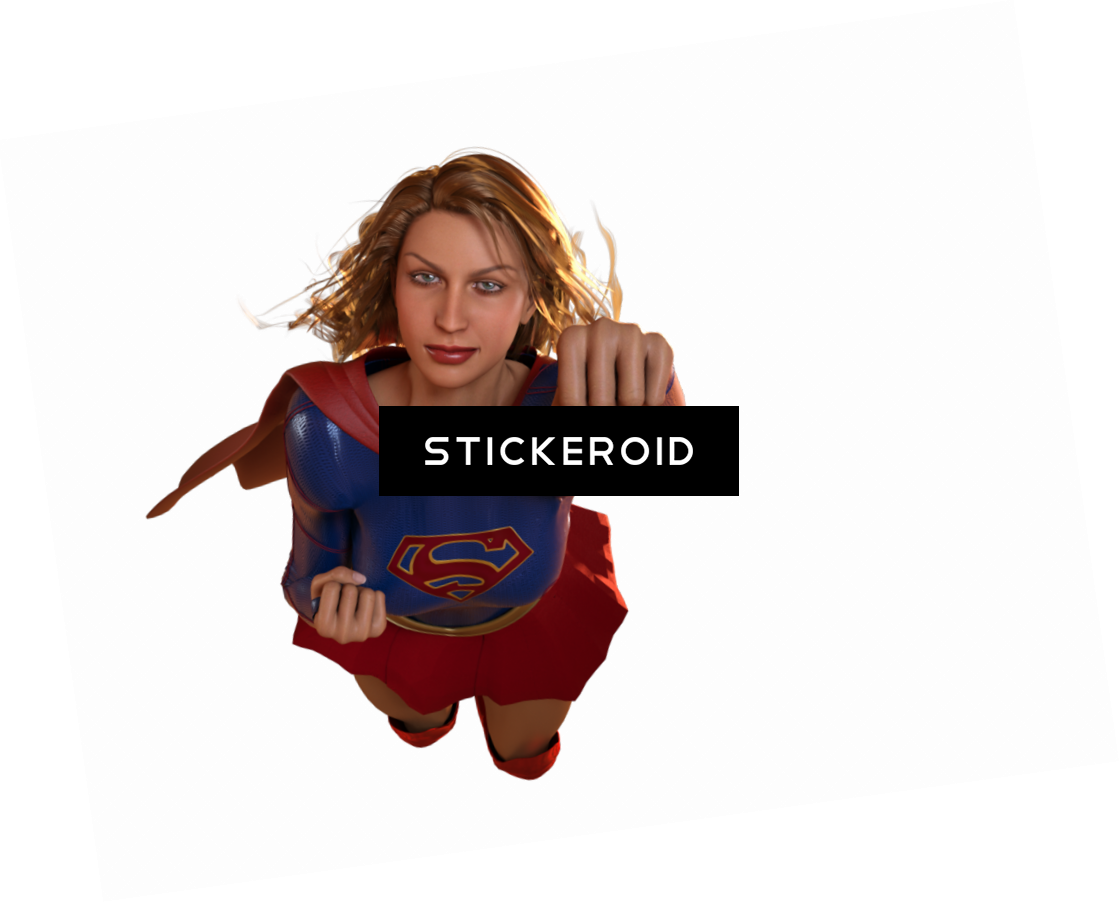 Supergirl - Superman (1119x903), Png Download
