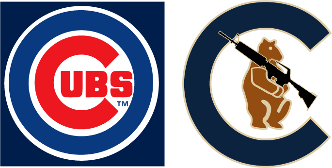 Cubs Logos Past To Future - Chicago Cubs Facebook Banner (685x346), Png Download