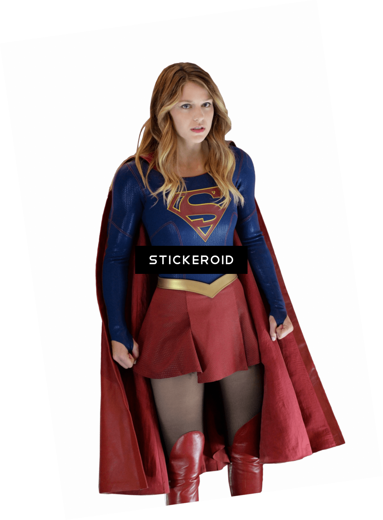 Supergirl - Supergirl Cape (1227x1665), Png Download