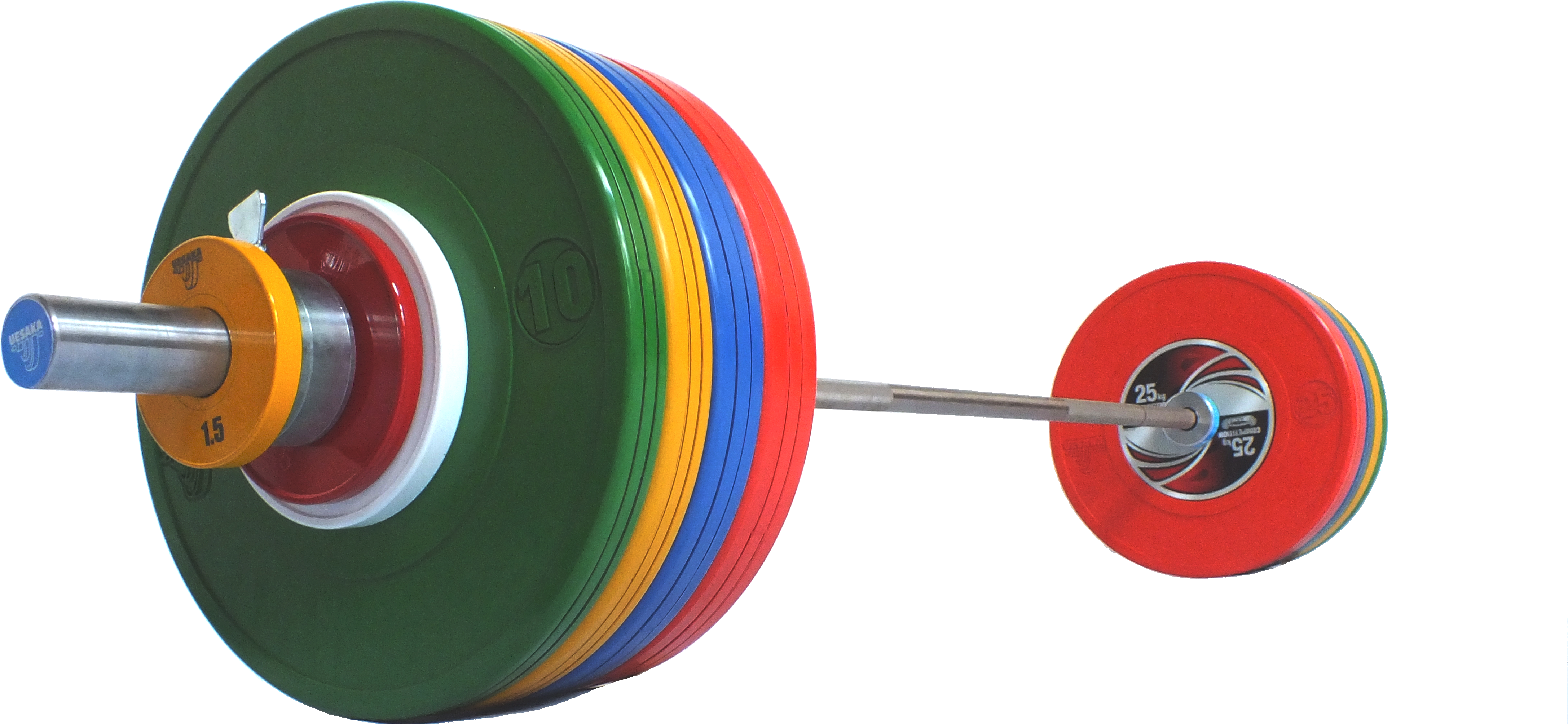Competition Barbell - Barbell (4348x2008), Png Download