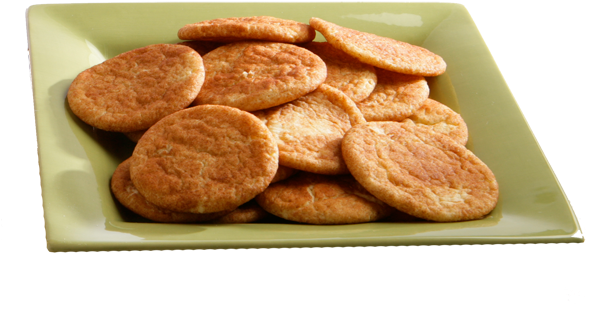 Plate Of Cookies Png (600x338), Png Download