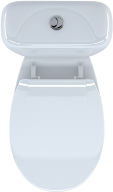 Toilet Plan View Png - Toilet Top View Png (660x440), Png Download