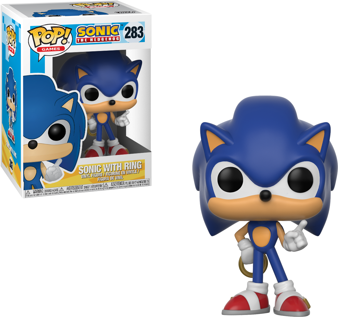 Sonic The Hedgehog - Funko Sonic (1300x1300), Png Download