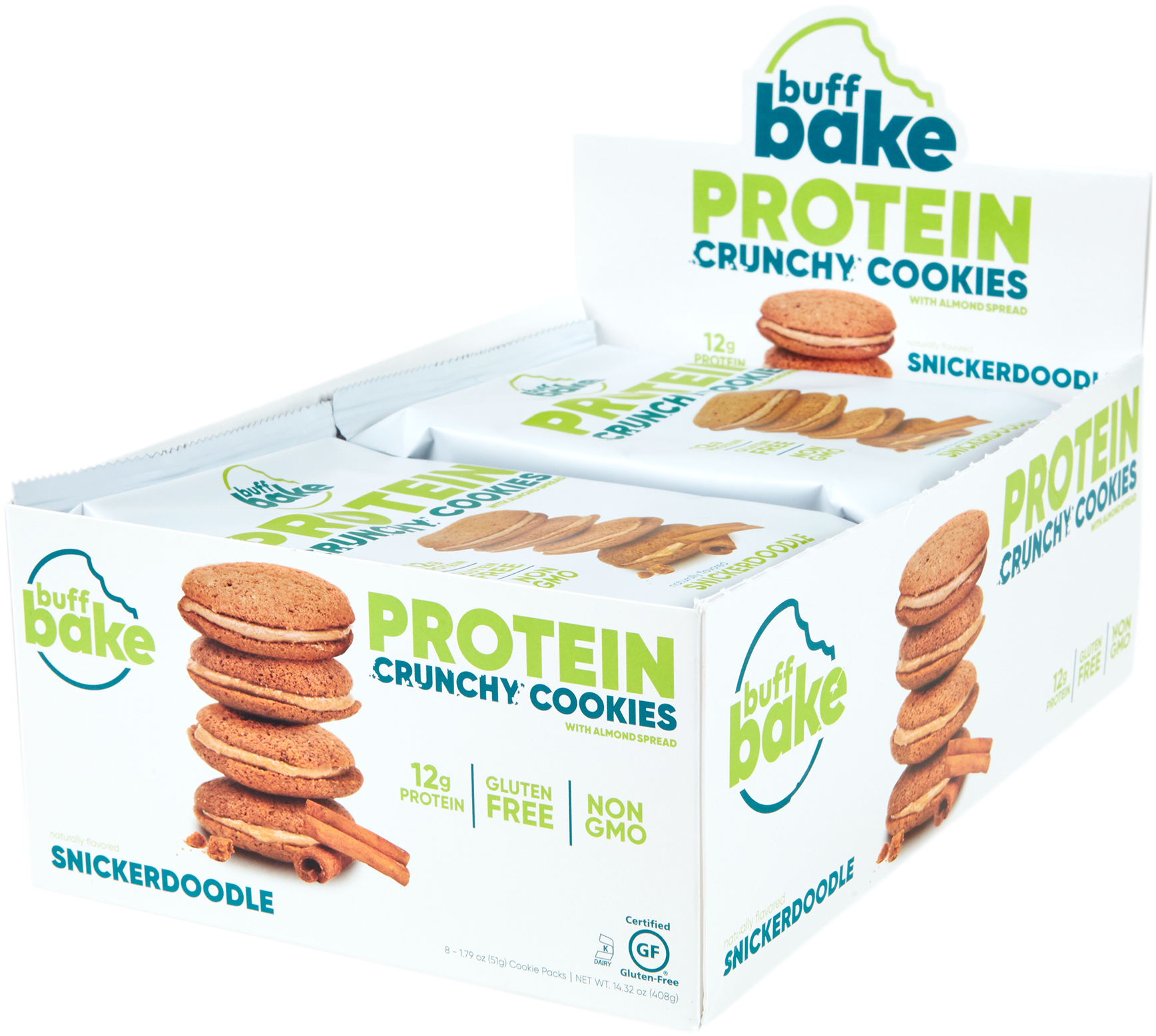 Snickerdoodle Crunchy - Buff Bake - Buff Bake, Llc (2048x2049), Png Download