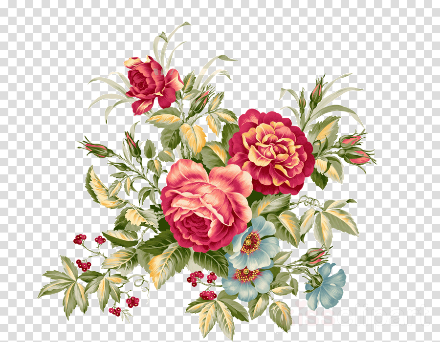 Download Vintage Flower Png Clipart Floral Design Clip Flowers Laptop