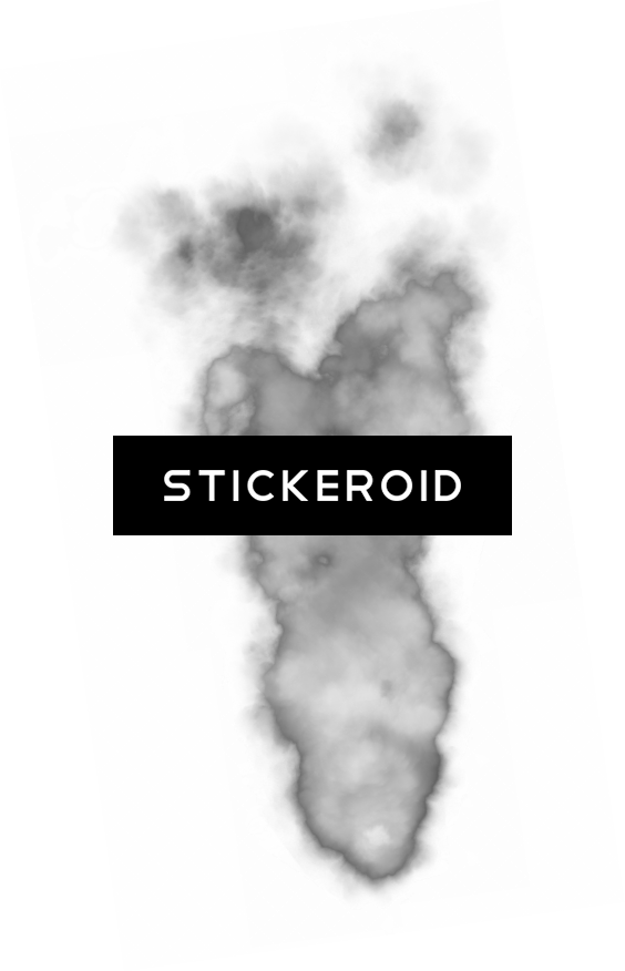 Smoke Smokes - Monochrome (564x876), Png Download