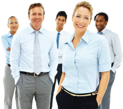 Image - Business People Talking Png (432x400), Png Download