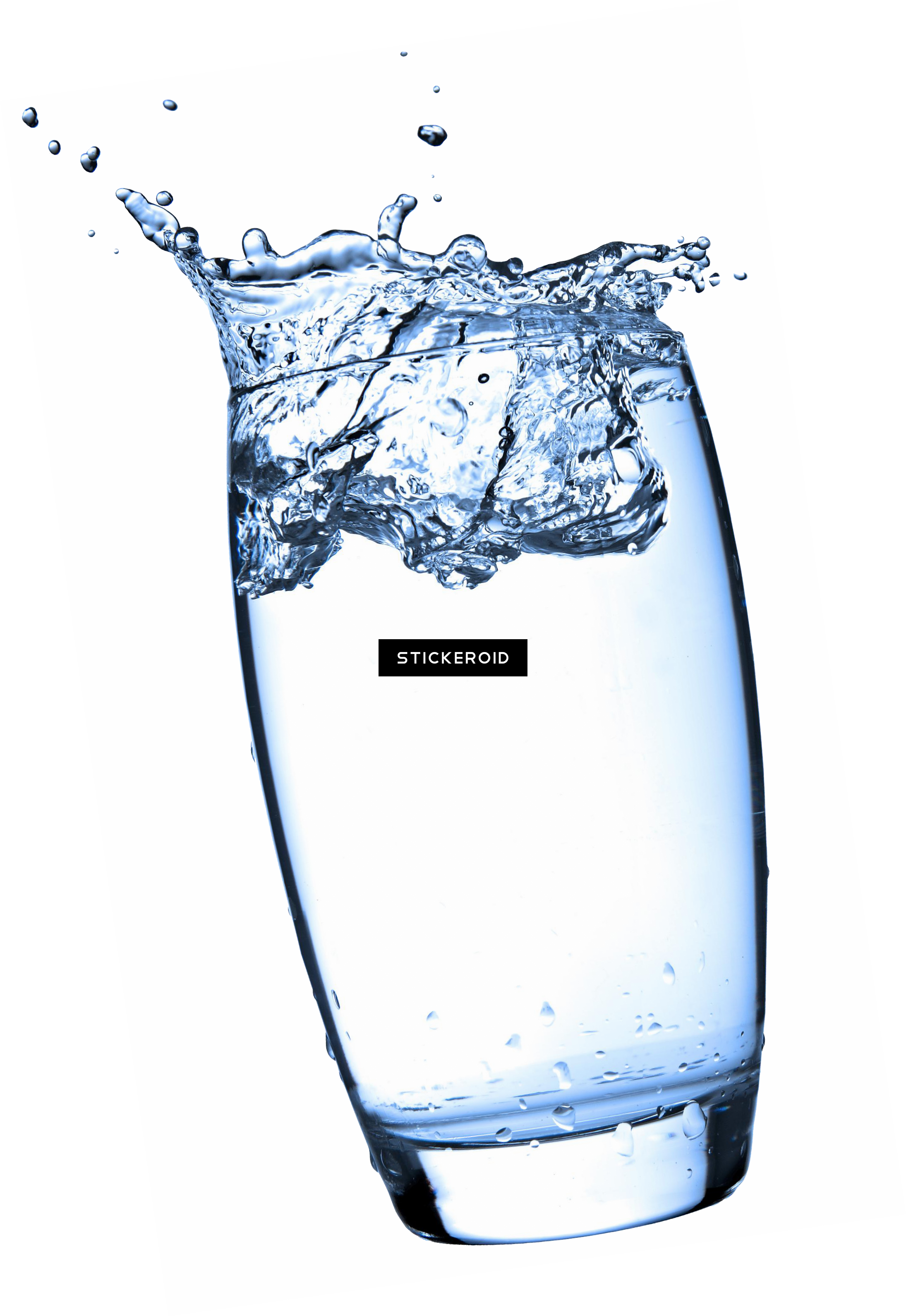 Water Glass - Glass Of Water Hd (2190x3183), Png Download