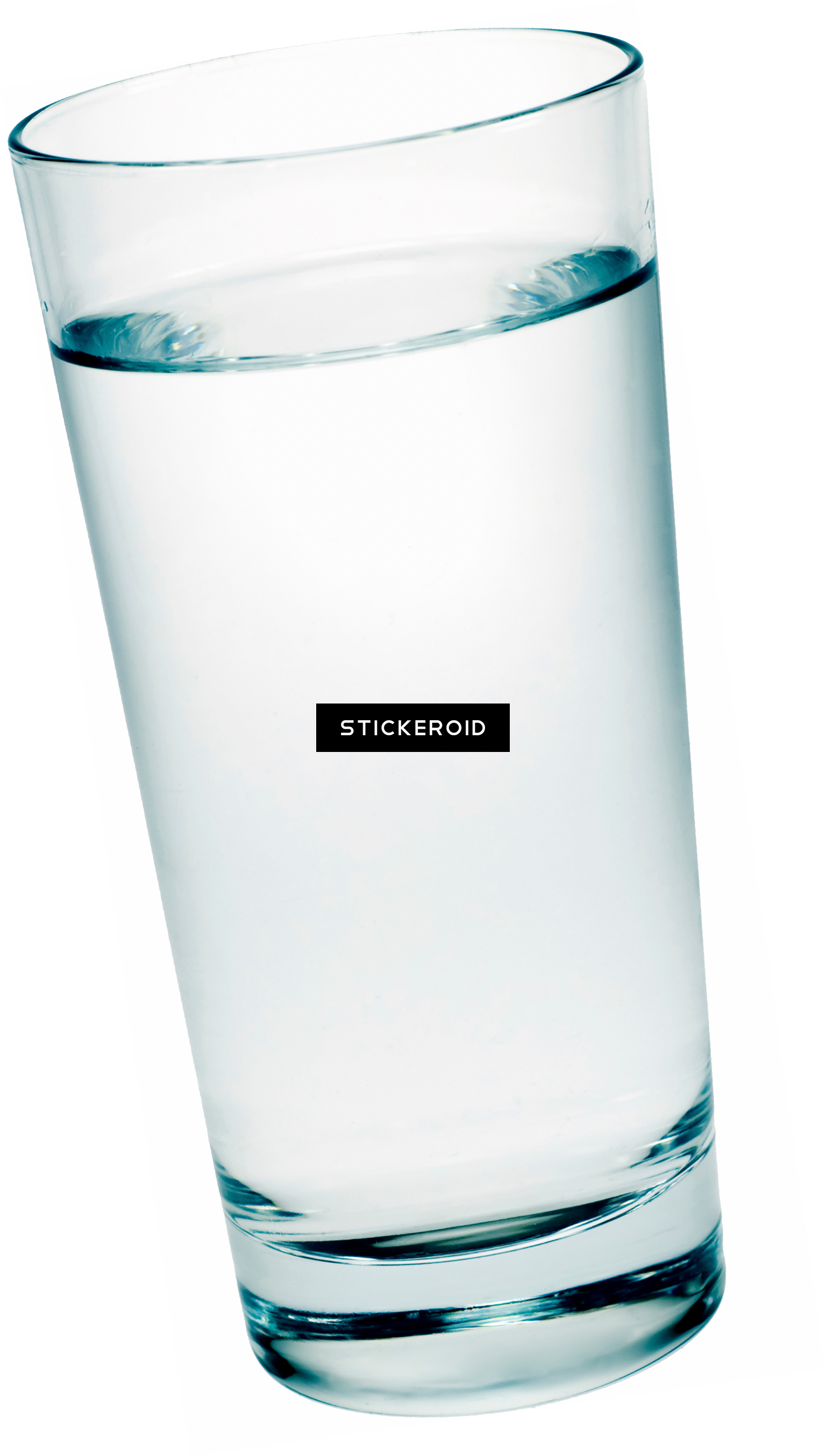 Water Glass - Pint Glass (1536x2705), Png Download