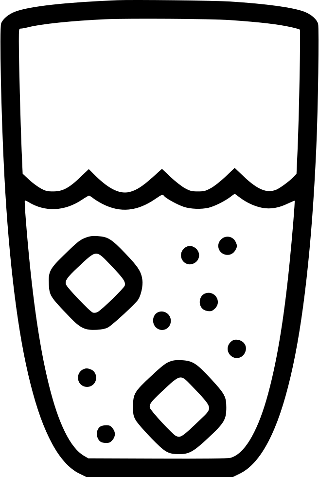Glass Of Water - Drinking Water (656x980), Png Download