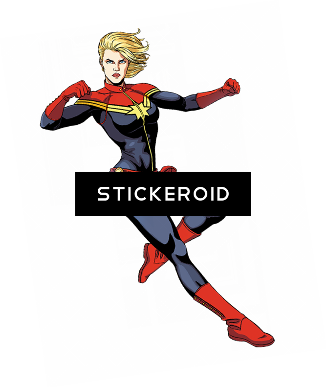 Captain Marvel - Poster Captain Marvel No. 7: Captain Marvel, 91x61cm. (669x793), Png Download