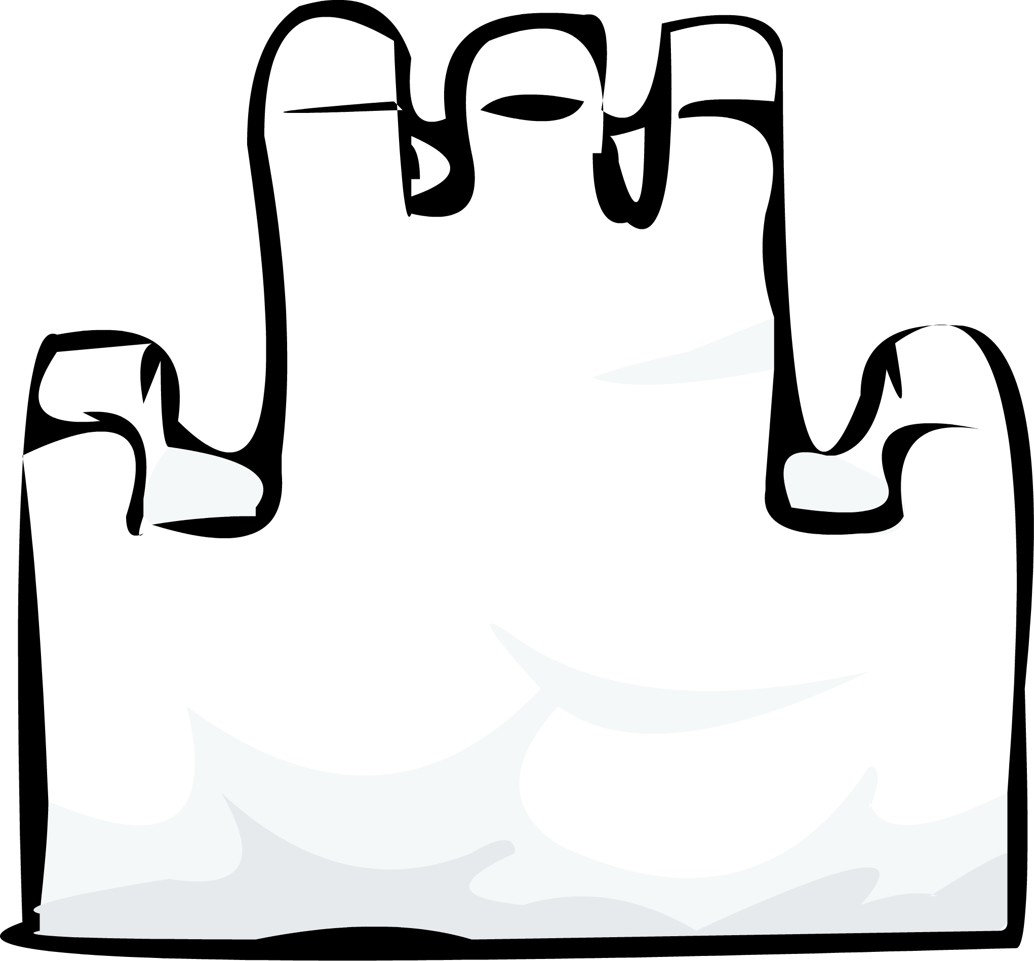 Snow Fortress Wall - Club Penguin Snow Wall (2042x1898), Png Download