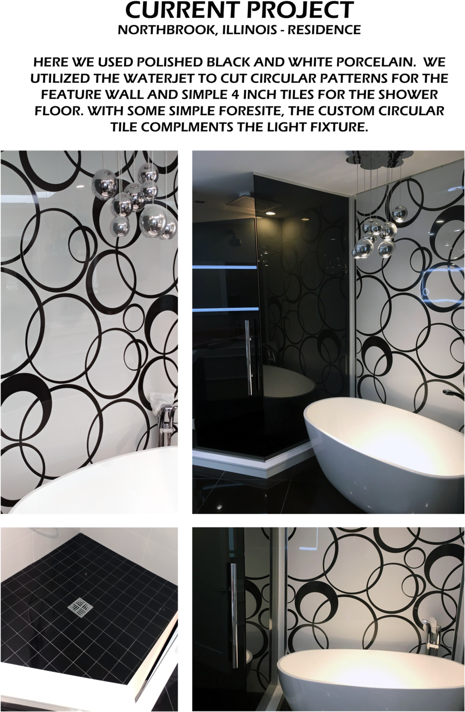 Northbrook Residence Waterjet Feature Wall (1000x1479), Png Download