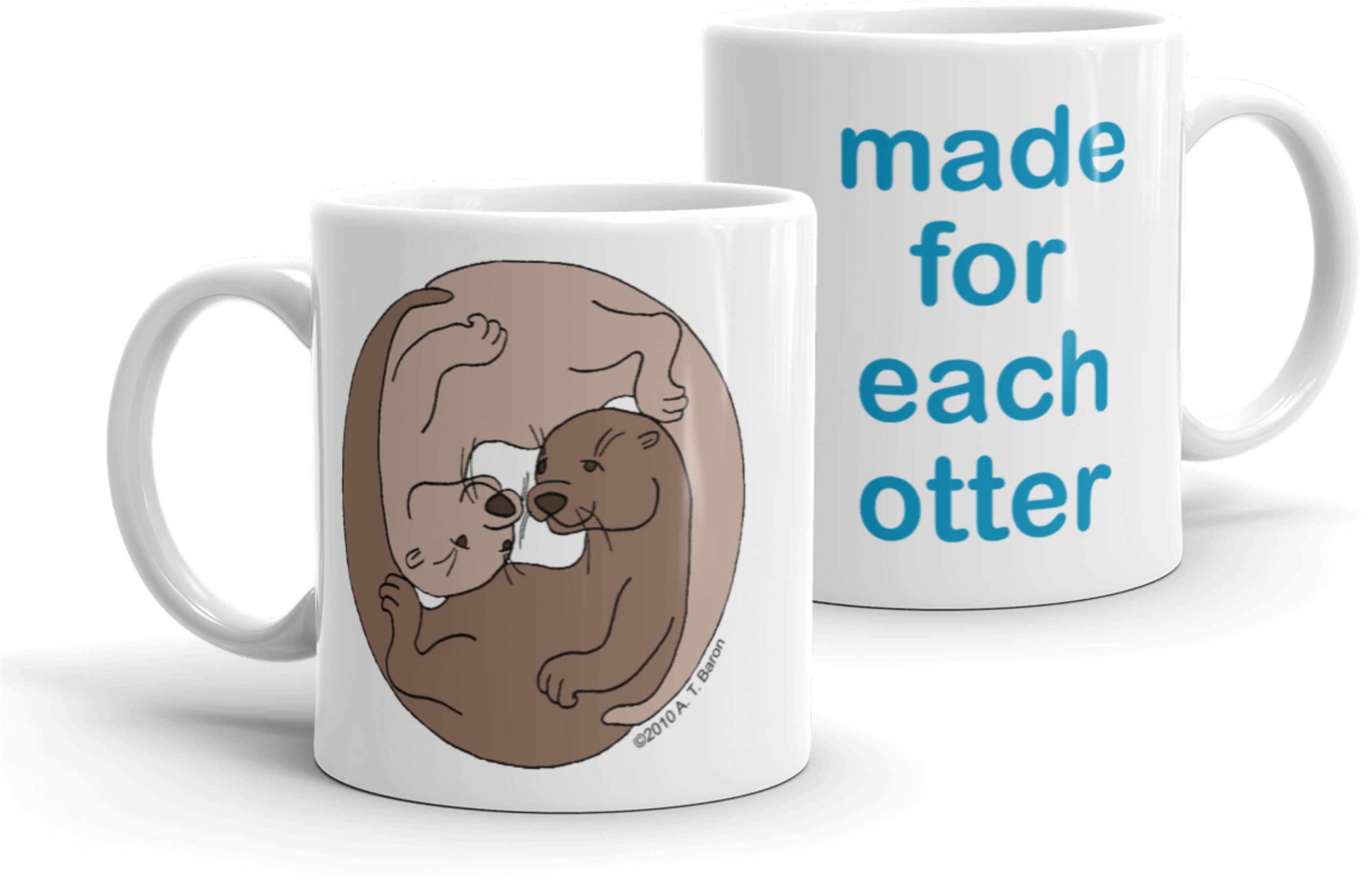Made For Each Otter Mug - Mug (3030x2419), Png Download