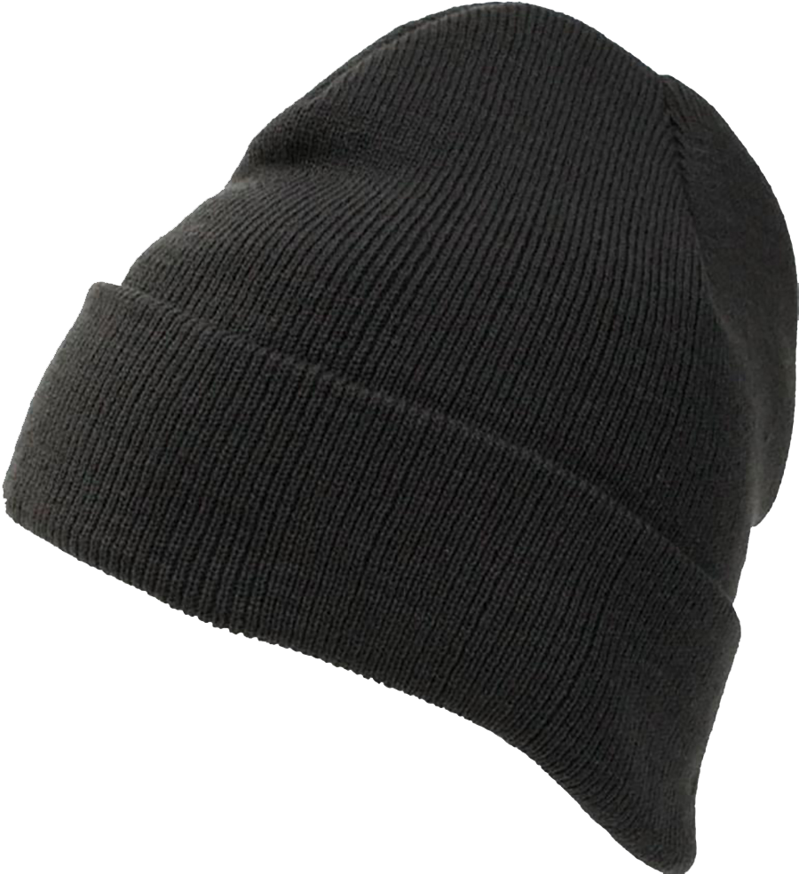 Charcoal-cuffed - Beanie (900x985), Png Download
