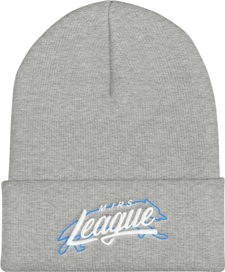 Blue Mjrs League Beanie (1000x1000), Png Download