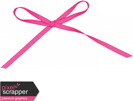 Digital Day - Pink Bow - Digital Scrapbooking (456x456), Png Download