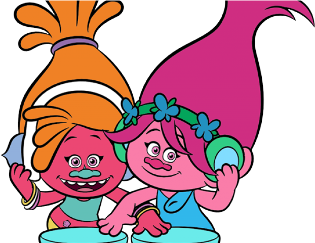 Poppy Clipart Poppy Troll Head - Dj Suki And Poppy (640x480), Png Download