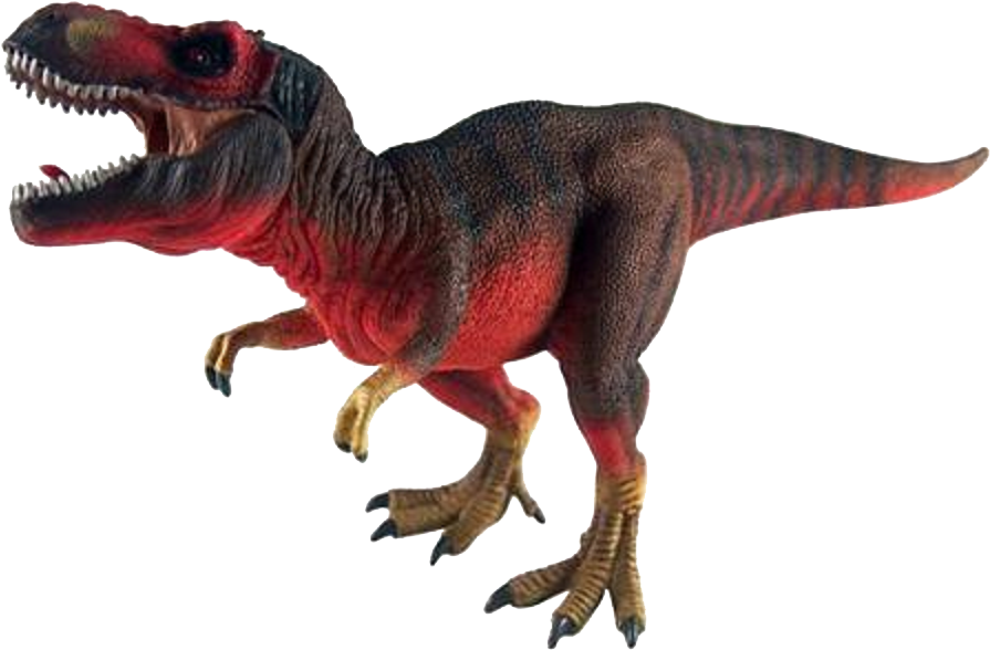 Red Tyrannosaurus Rex With Movable Jaw (900x900), Png Download