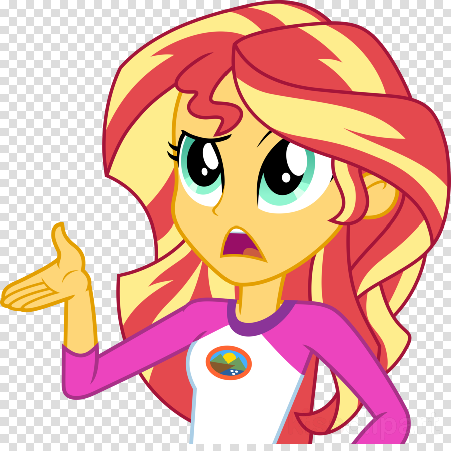 Download Mlp Eg Sunset Shimmer Png Clipart Sunset Shimmer - Human Sunset Shimmer And Twilight Sparkle (900x900), Png Download