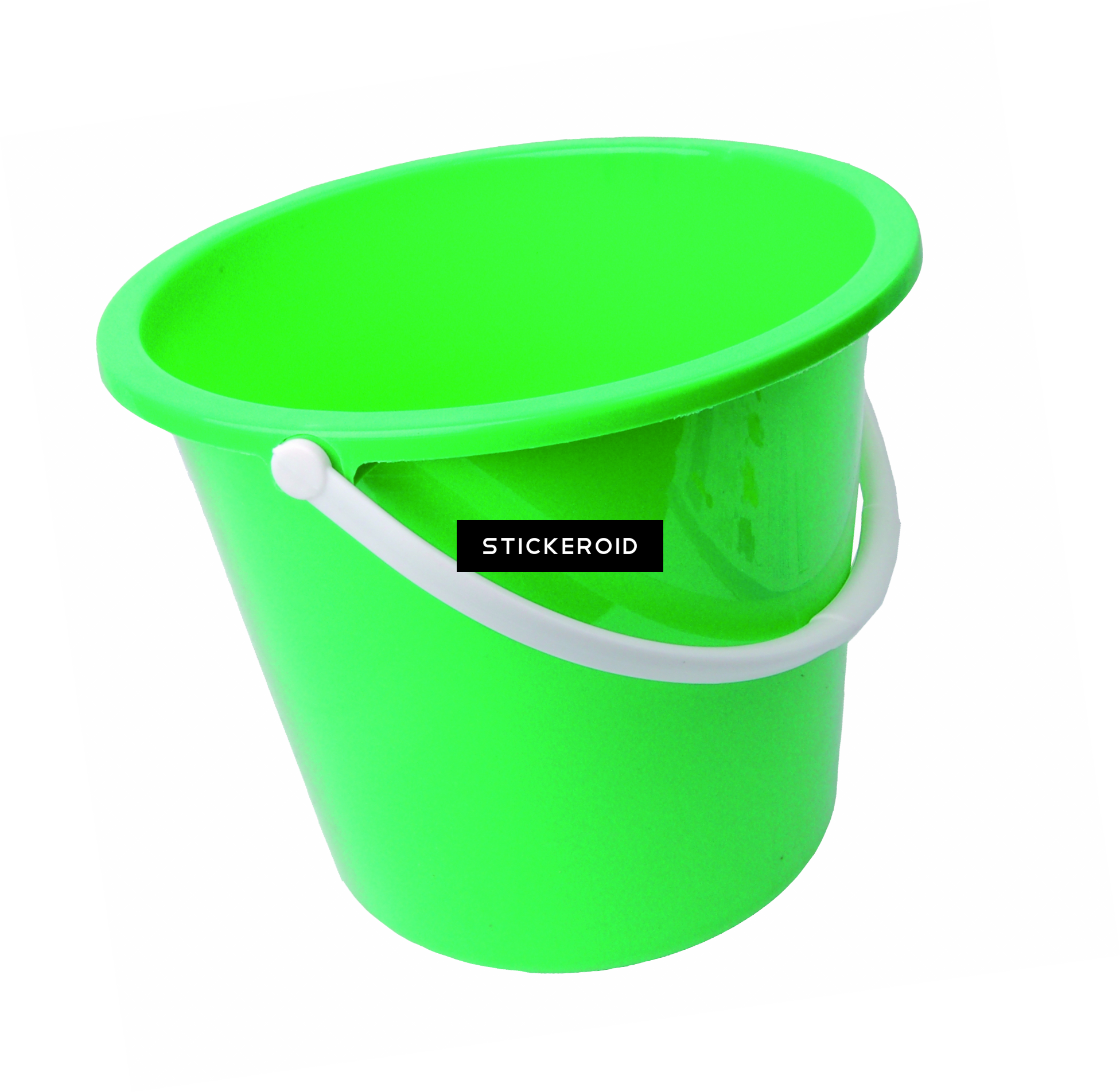 Plastic Bucket - Plastic (1952x1904), Png Download