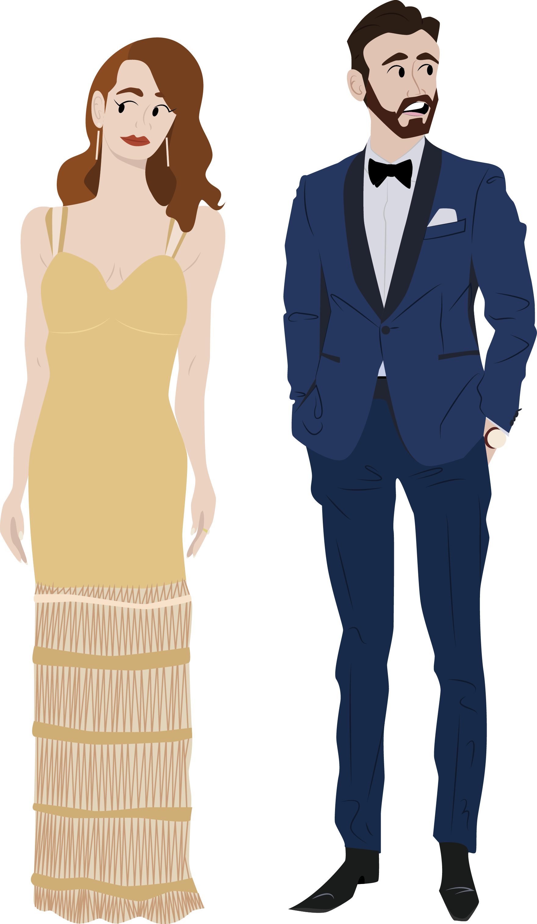 From Left To Right - Tuxedo (1760x3026), Png Download