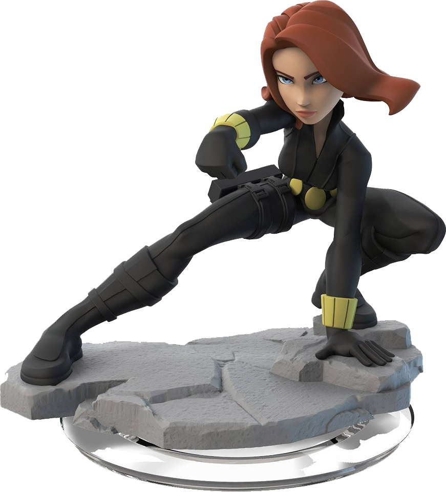 Disney Infinity 2.0 Marvel Black Widow (871x960), Png Download