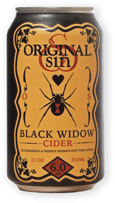 Original Sin Black Widow Cider - Original Sin Black Widow (750x1125), Png Download
