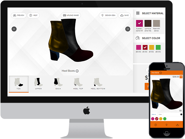 Shoe Design - Web Design (650x540), Png Download