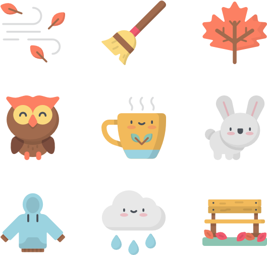 Autumn - Autumn Icons Png (600x564), Png Download