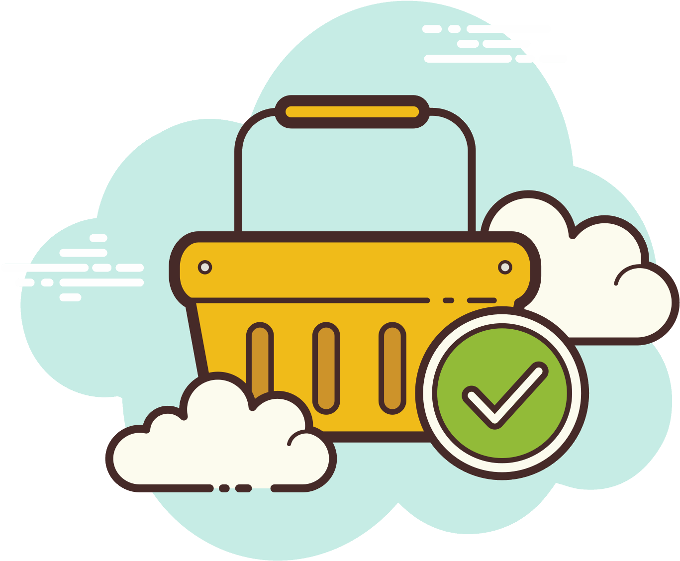 Shopping Basket Success Icon - Hotel Key Icon (1600x1600), Png Download