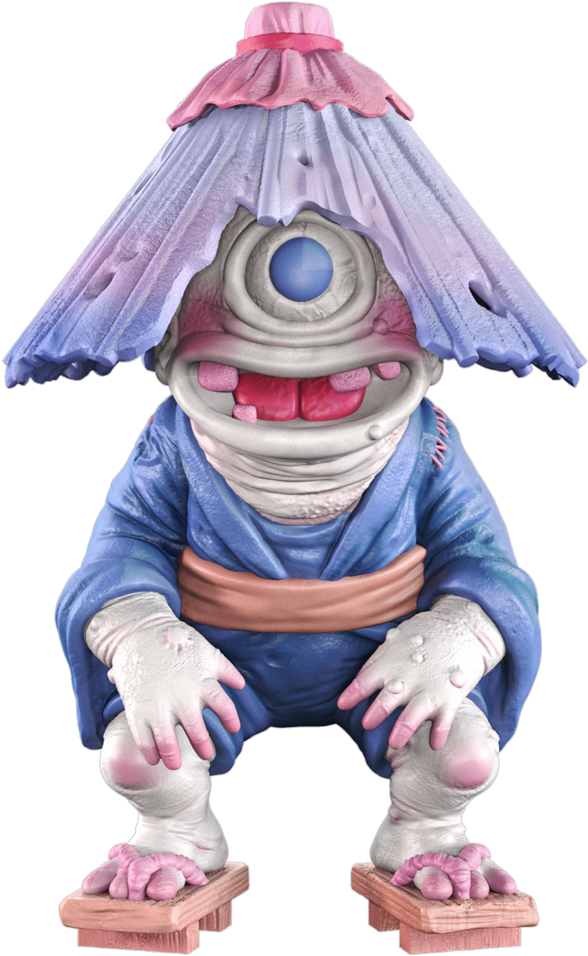 Sakura Kozou By Super Kaiju Corps (1000x1000), Png Download