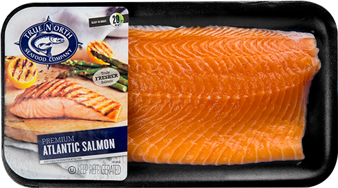 Case Ready Fillets - Salmon Fillet Trimmed Atlantic (506x313), Png Download