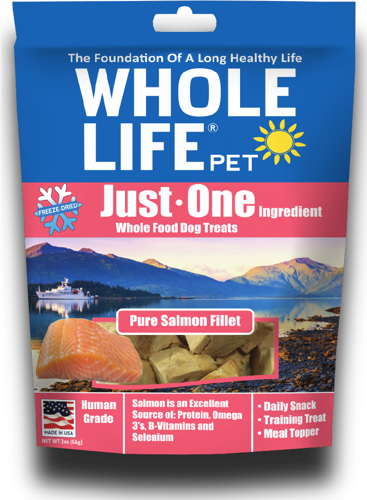 Jo Salmon Dog 2oz Front Shadow - Whole Life Pet Living Treats Usa Freeze Dried Peanut (748x1038), Png Download