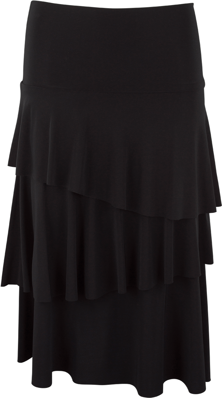Last Tango Layered Ruffle Skirt - Skirt (870x1280), Png Download