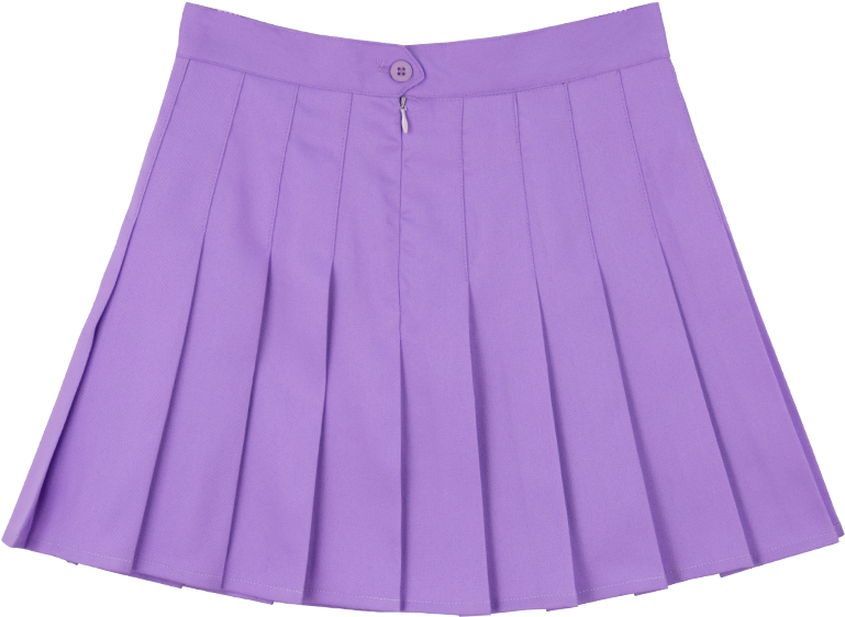 Purple Pleated Skirt, High Waist Tennis Pleated Skirt - Purple Mini Skirt Pleated (800x800), Png Download