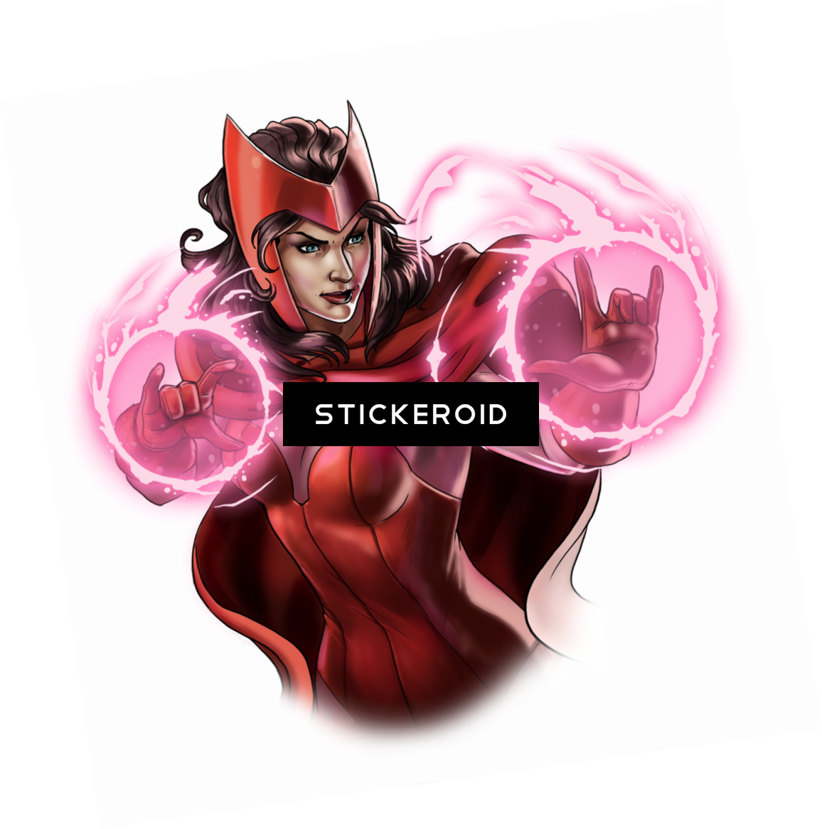 Scarlet Witch - Wanda Maximoff (1156x1165), Png Download